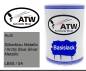 Preview: Audi, Silberblau Metallic / Arctic Blue Silver Metallic, LB5S / 5A: 500ml Lackdose, von ATW Autoteile West.